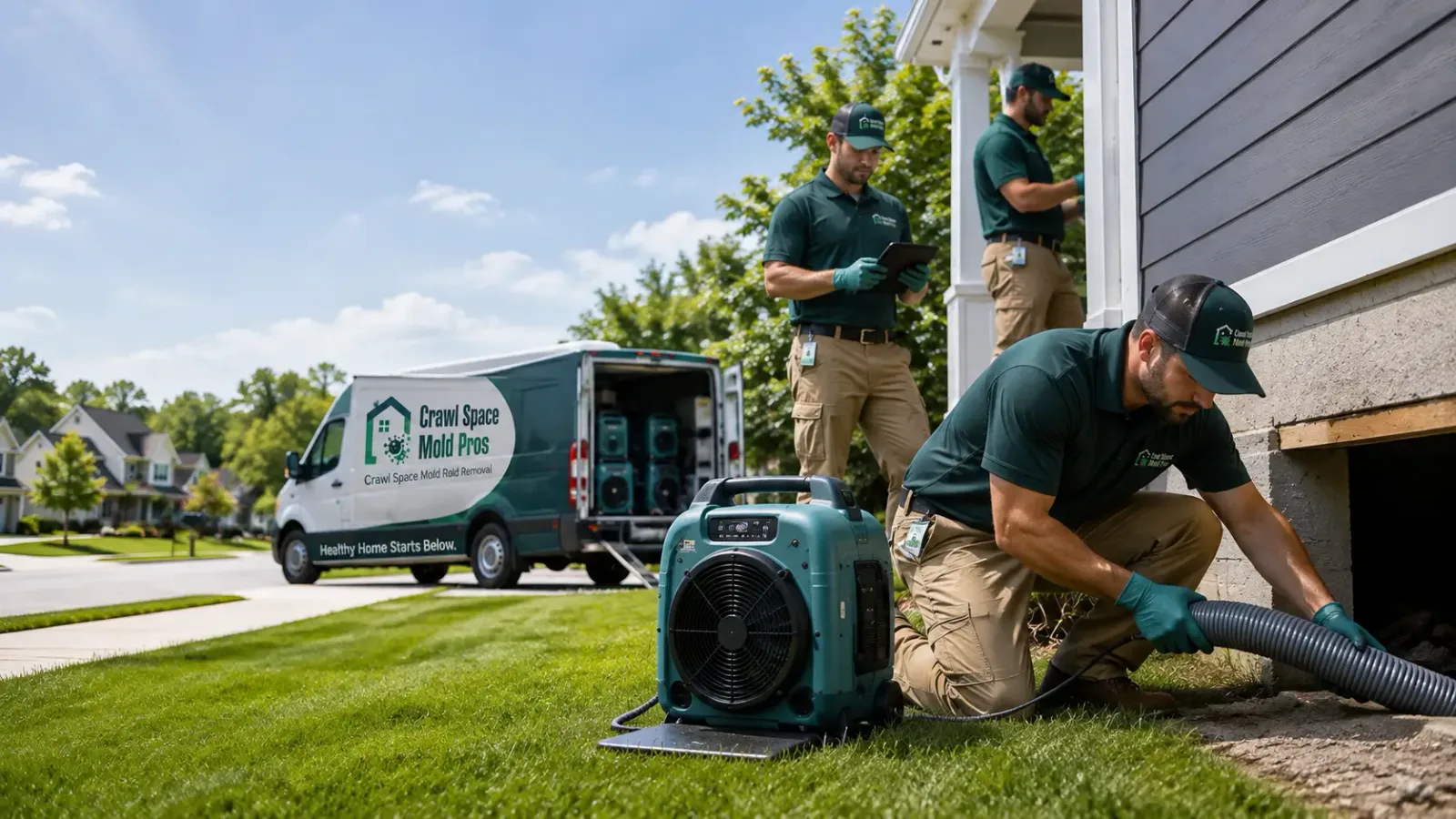 Crawl Space Mold Removal in Cos Cob, CT
